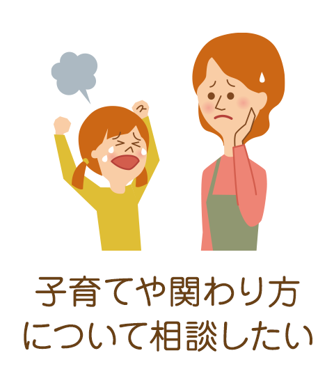 子育てや関わり方について相談したい