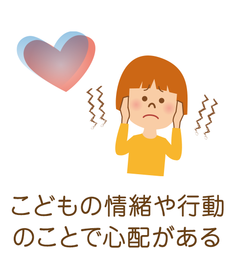 こどもの情緒や行動のことで心配がある